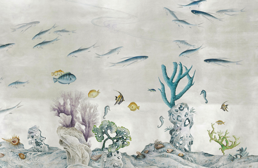 Coral Reef wallpaper by De Gournay