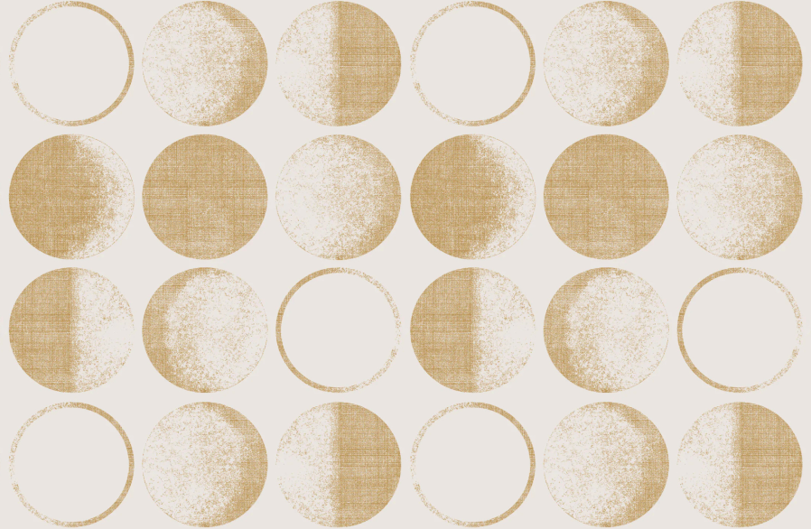 Moons removable wallpaper by Tempaper